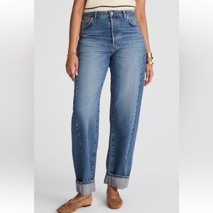 Madewell Pieced Barrel Jean